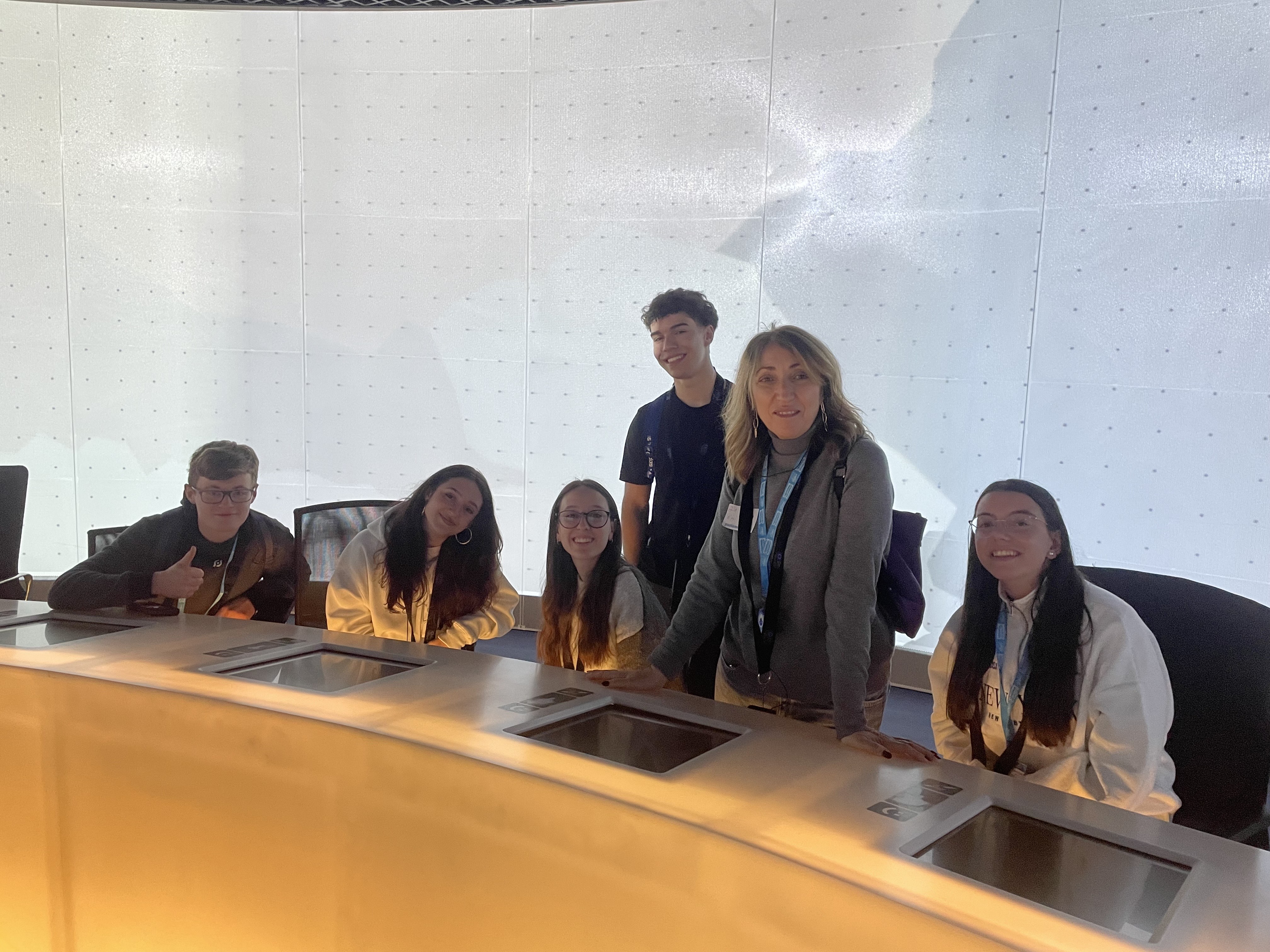 Visit to the Parlamentarium